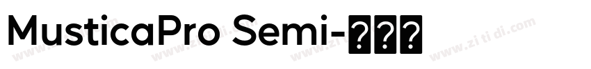 MusticaPro Semi字体转换